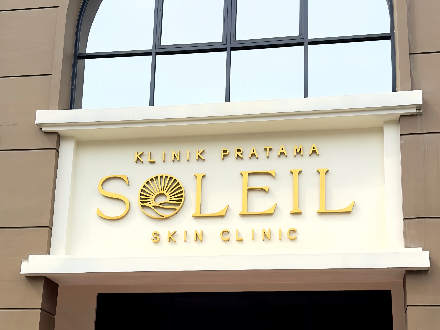 Soleil Skin Clinic storefront at Sedayu City